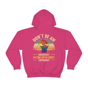 Homophobic Cuntnugget Hoodie **IMAGE IS ON BACK OF HOODIE**