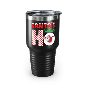 Santa's Favorite Ho Ringneck Tumbler