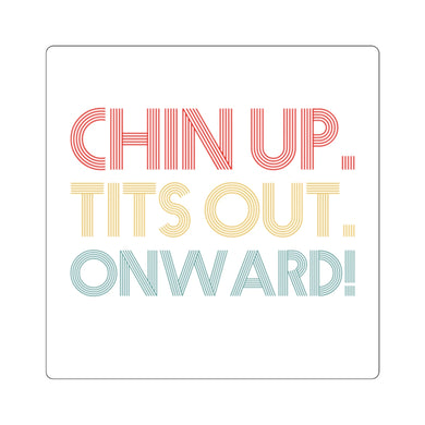 Chin up Sticker