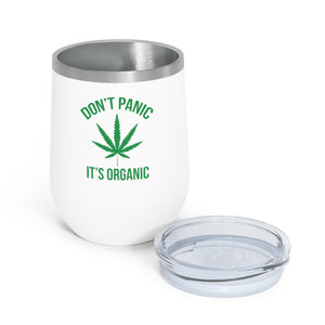 Don't Panic It's Organic Wine Tumbler