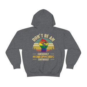 Homophobic Cuntnugget Hoodie **IMAGE IS ON BACK OF HOODIE**