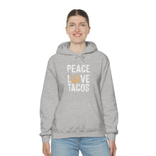 Load image into Gallery viewer, Peace Love Tacos Hoodie