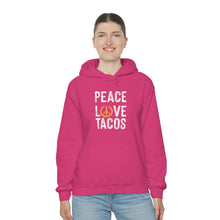 Load image into Gallery viewer, Peace Love Tacos Hoodie