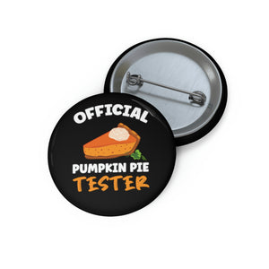 Pumpkin Pie Tester Button