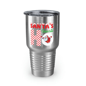 Santa's Favorite Ho Ringneck Tumbler