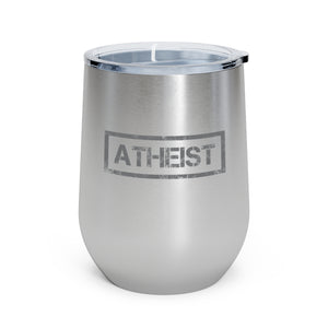 Atheist block Wine Tumbler