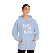 Load image into Gallery viewer, Peace Love Tacos Hoodie