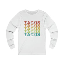 Load image into Gallery viewer, Tacos Tacos Tacos Long Sleeve Tee