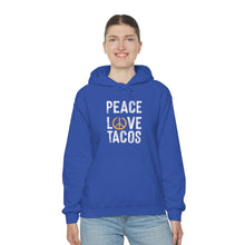 Load image into Gallery viewer, Peace Love Tacos Hoodie